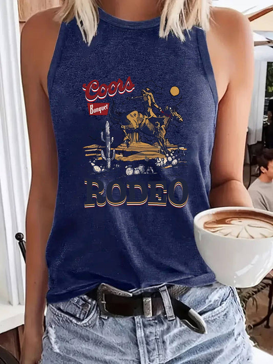 Shirts Women’s Western Graphic Tank Top RCJY01382