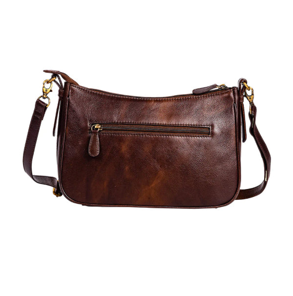 Purses Myra Bag Whitley Way Hand-Tooled Bag S-9298