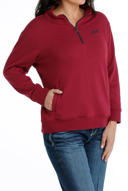 Outerwear Women’s Cinch 1/4 zip Sweater MAK7906001