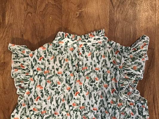 Shirts Women’s Ruffle Sleeve Mock Neck Top SC0955