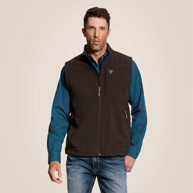 Outerwear Men’s Ariat Vernon 2.0 Softshell Vest Coffee Bean 10023336