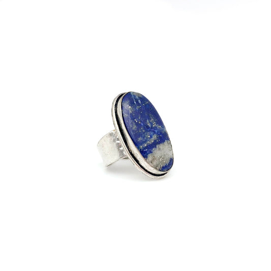 Semiprecious Lapis Stone Ring – Jewelry R4604