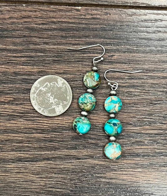 724698, 10mm Round Gemstone Earrings jewelry