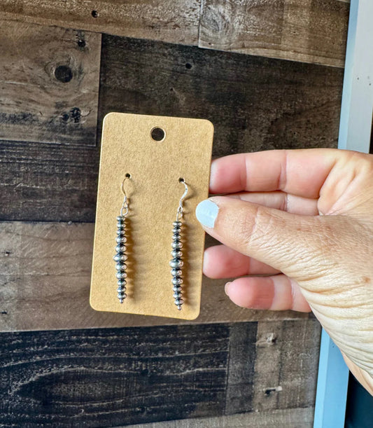 Jewelry Women’s All Sterling Silver Saucer Pearls Earrings EAR-STE-055-SMA