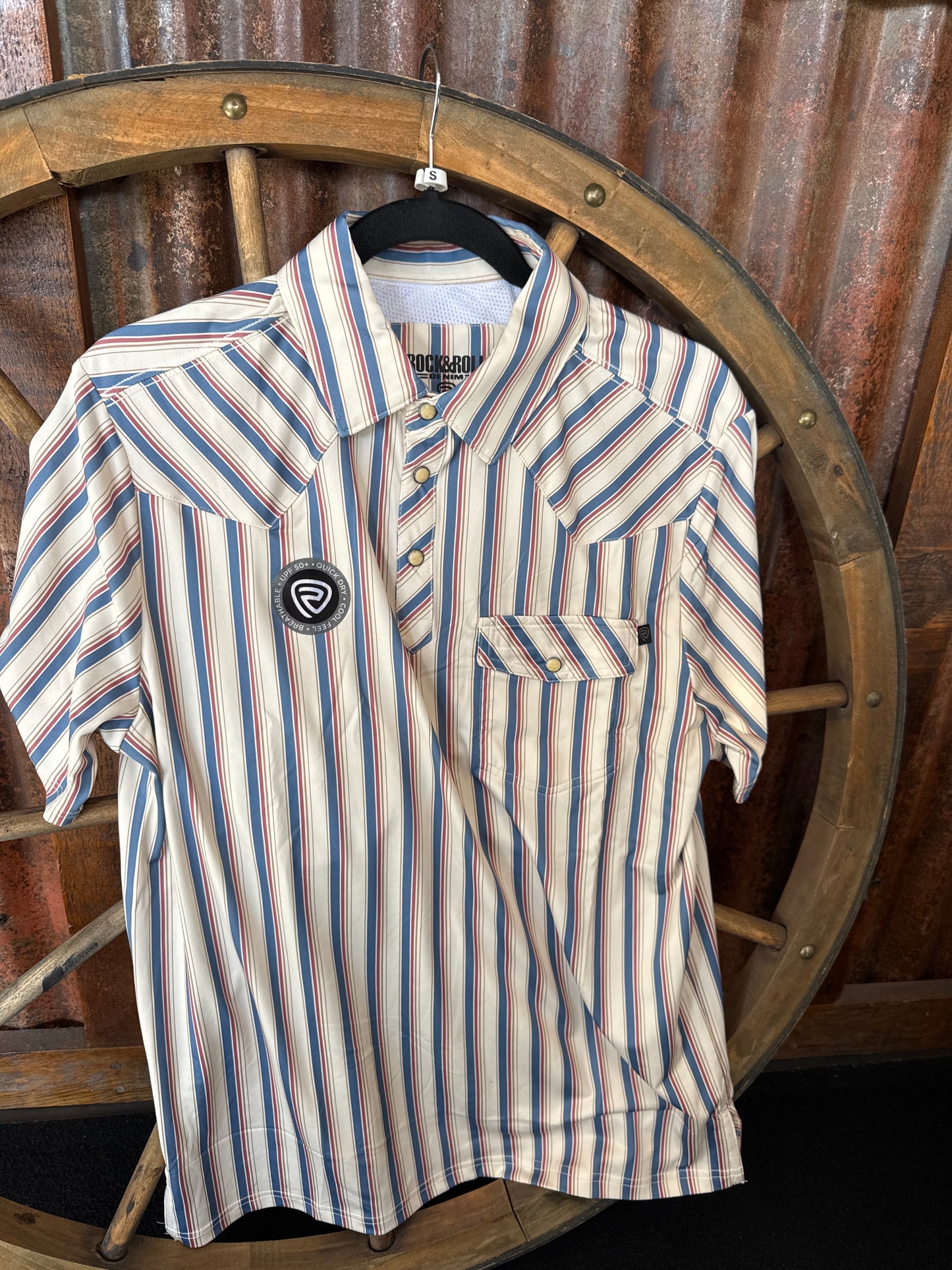Shirts Men’s Rock&Roll Polo Pearl Snap BM51T090057