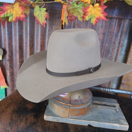 Resistol Hooey Day Money Felt Hat. Black, Pecan.