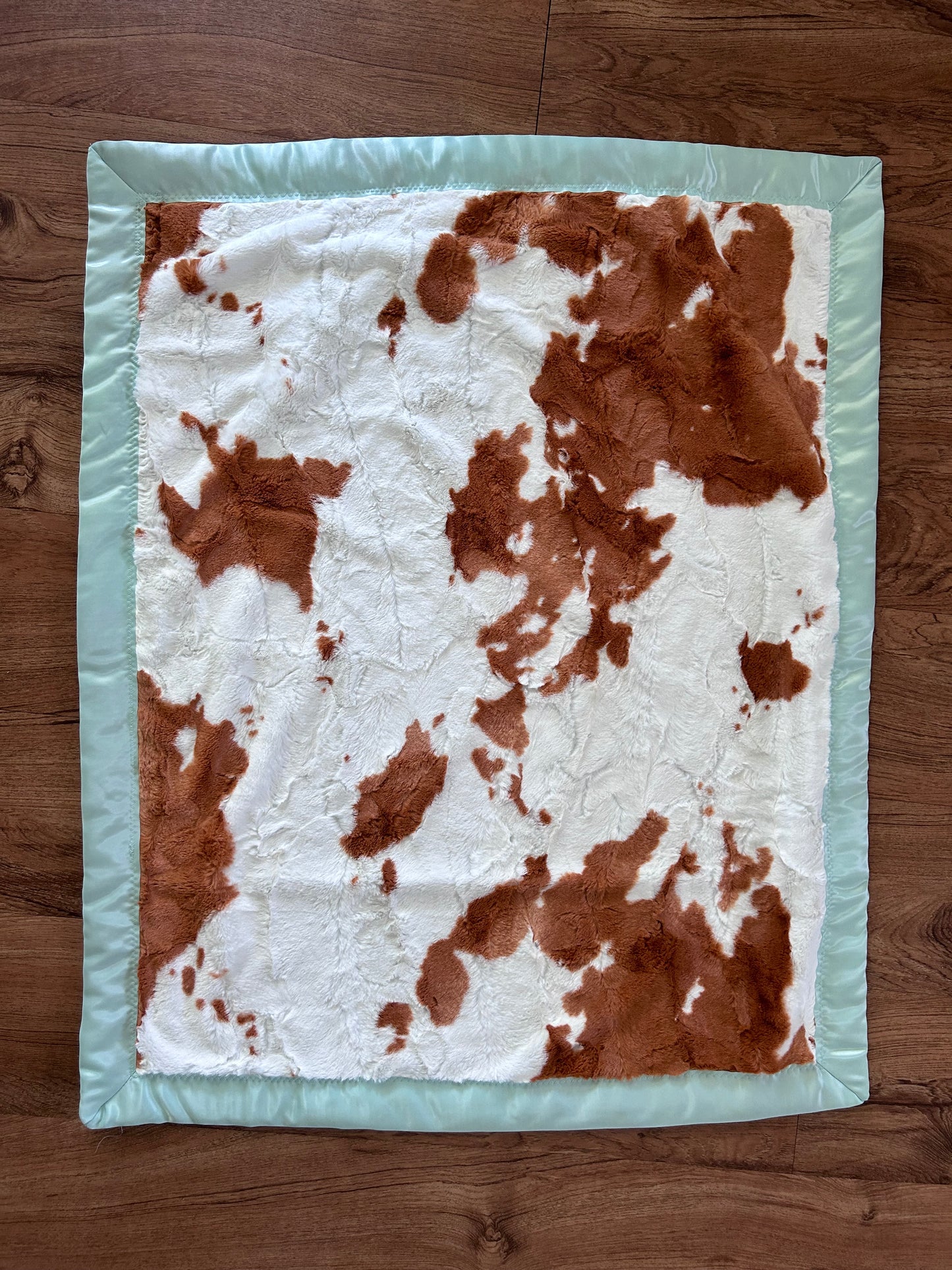 Accessories Baby Blanket Bull By The Horns Plush Minky.