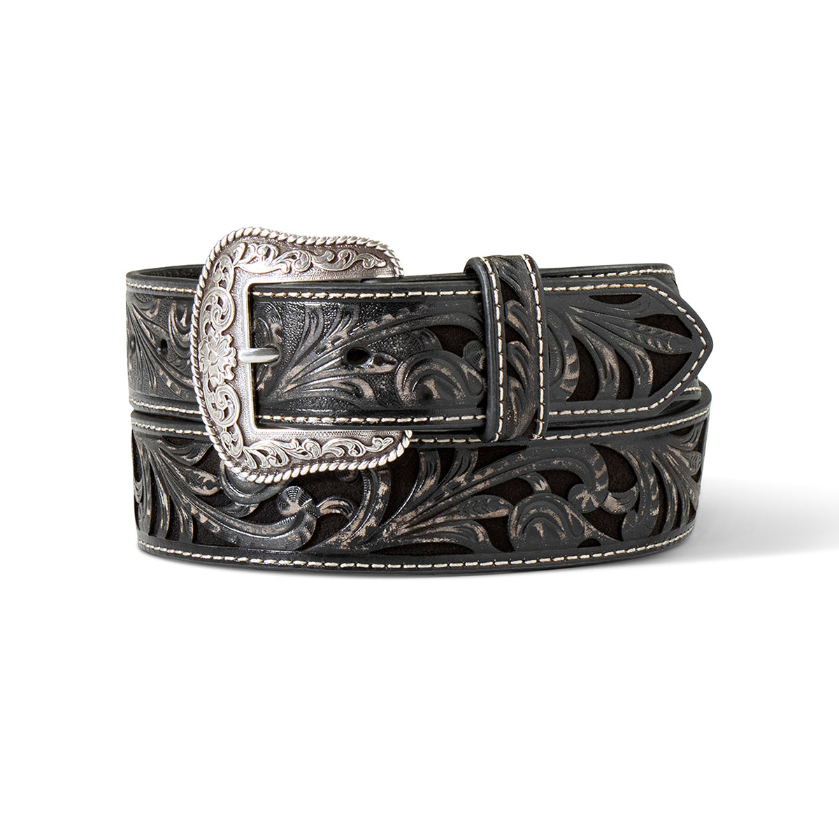 Belts Women’s Ariat Dark Tooled Floral A1565001