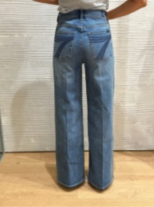 Jeans Women’s Sevens 7UH00005 1FA light Wash With DARK BLUE 7 Stitch (EXCHANGE ONLY)