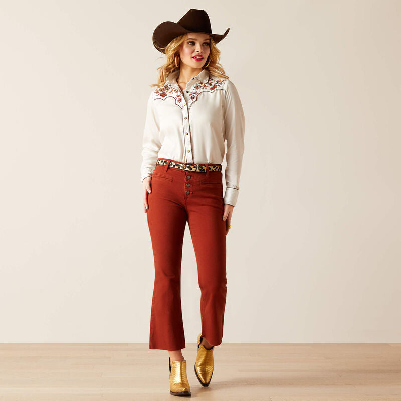 Shirt Women’s Elsa Long Sleeve Blanc De Blanc 10047365