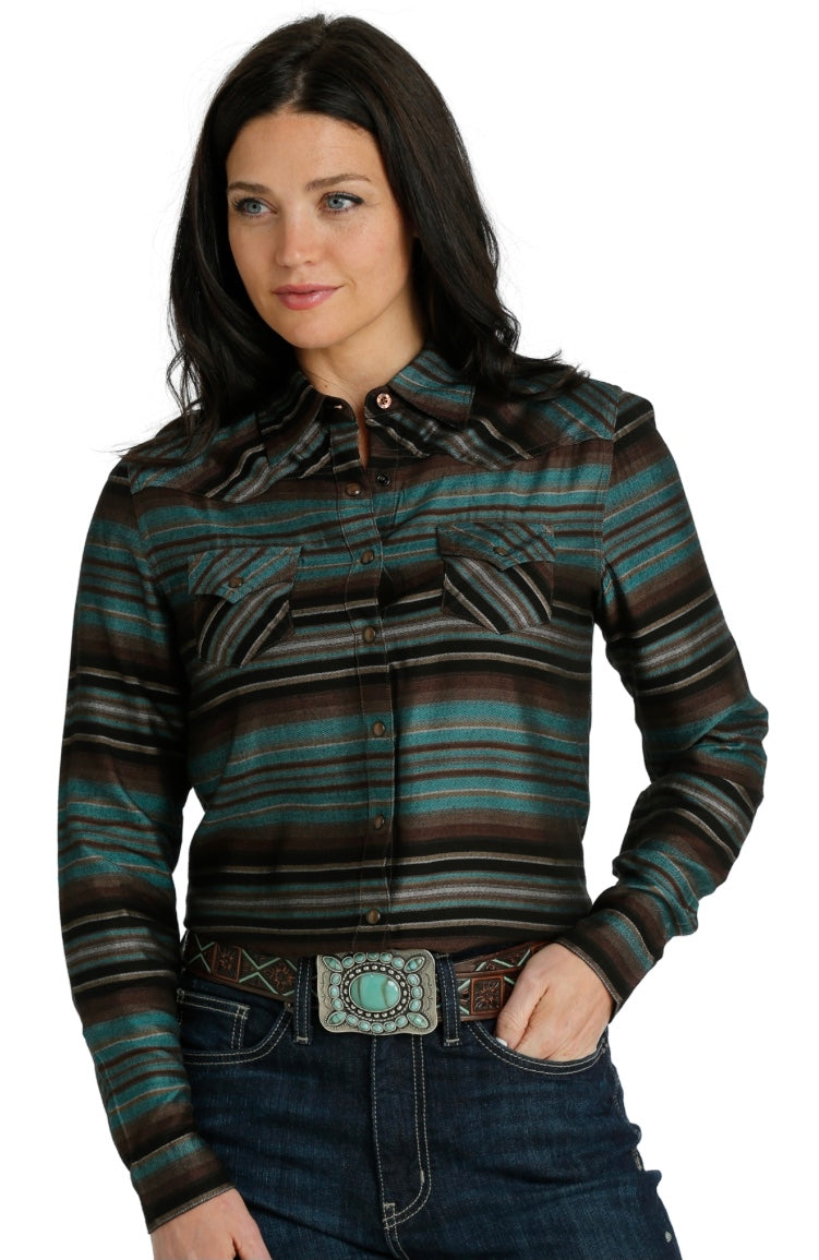Shirt Women’s Cruel Denim Long Sleeve Stripe CTW7226015