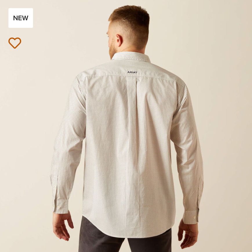 Shirts Men’s Ariat Cesar Long Sleeve Shirt White 10058761
