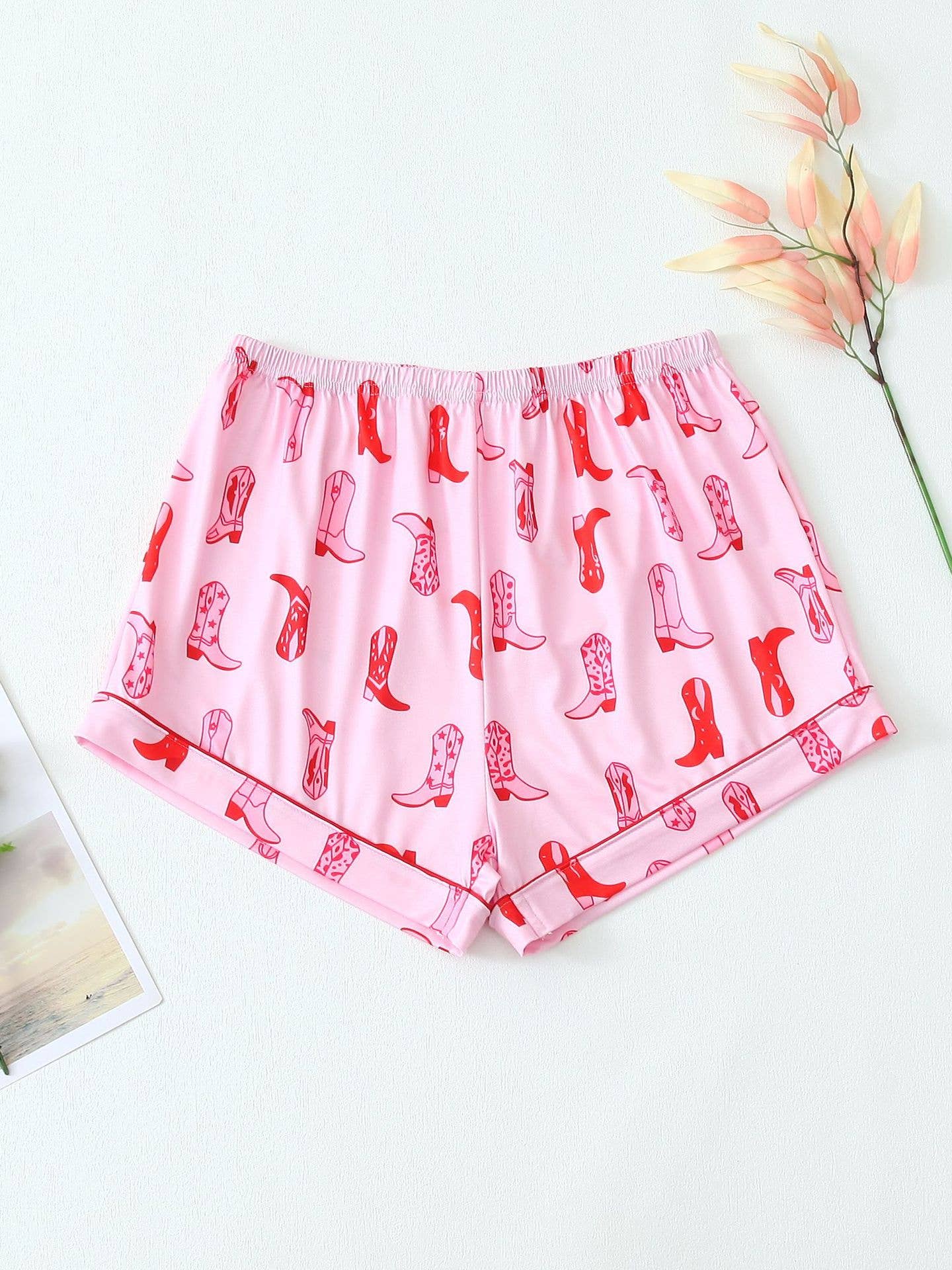 Women’s Pajama Set Boot Print RCJW05768