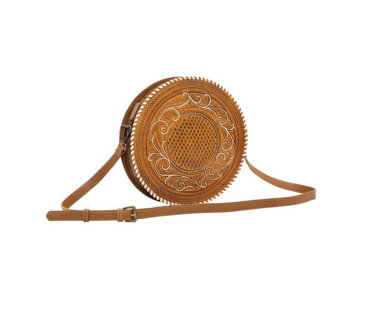 Purses Myra Bag Boho Mahogany Round Bag S-5833