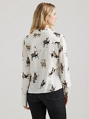 Shirts Women’s Wrangler Retro Long Sleeve Pearl Snap 112356671