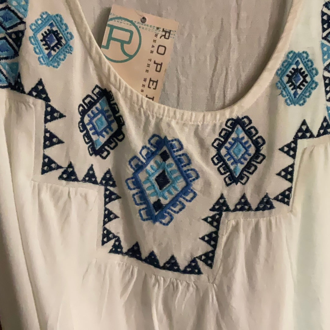 Shirts Women’s Roper embroidered tank top 03-037-0513-5034