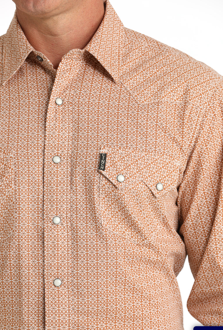 Shirts Mens Cinch Modern Fit Geo MTW1301078