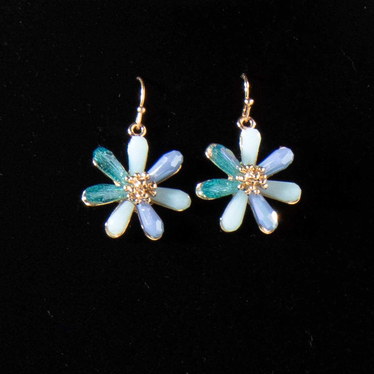 Jewelry Earrings Blazin Roxx Beaded Flower 3055827