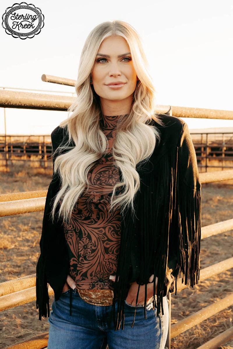 Shirts Women’s Long Sleeve Country Road Leather Top