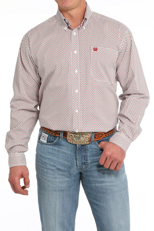 Shirts Men’s Cinch Long Sleeve Card Print MTW1105839