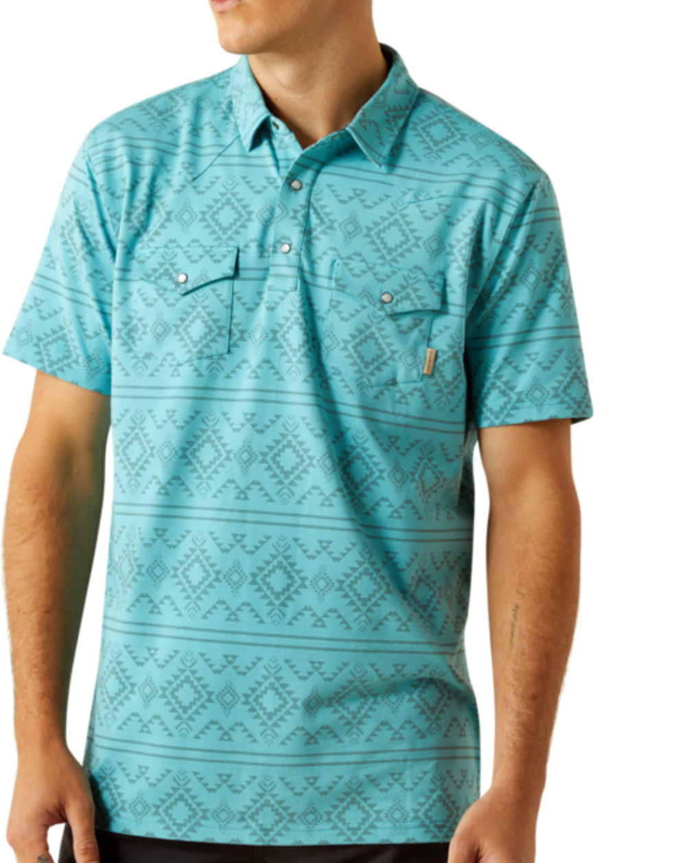 Shirts Men’s Ariat Aztec Polo Snap 10061470