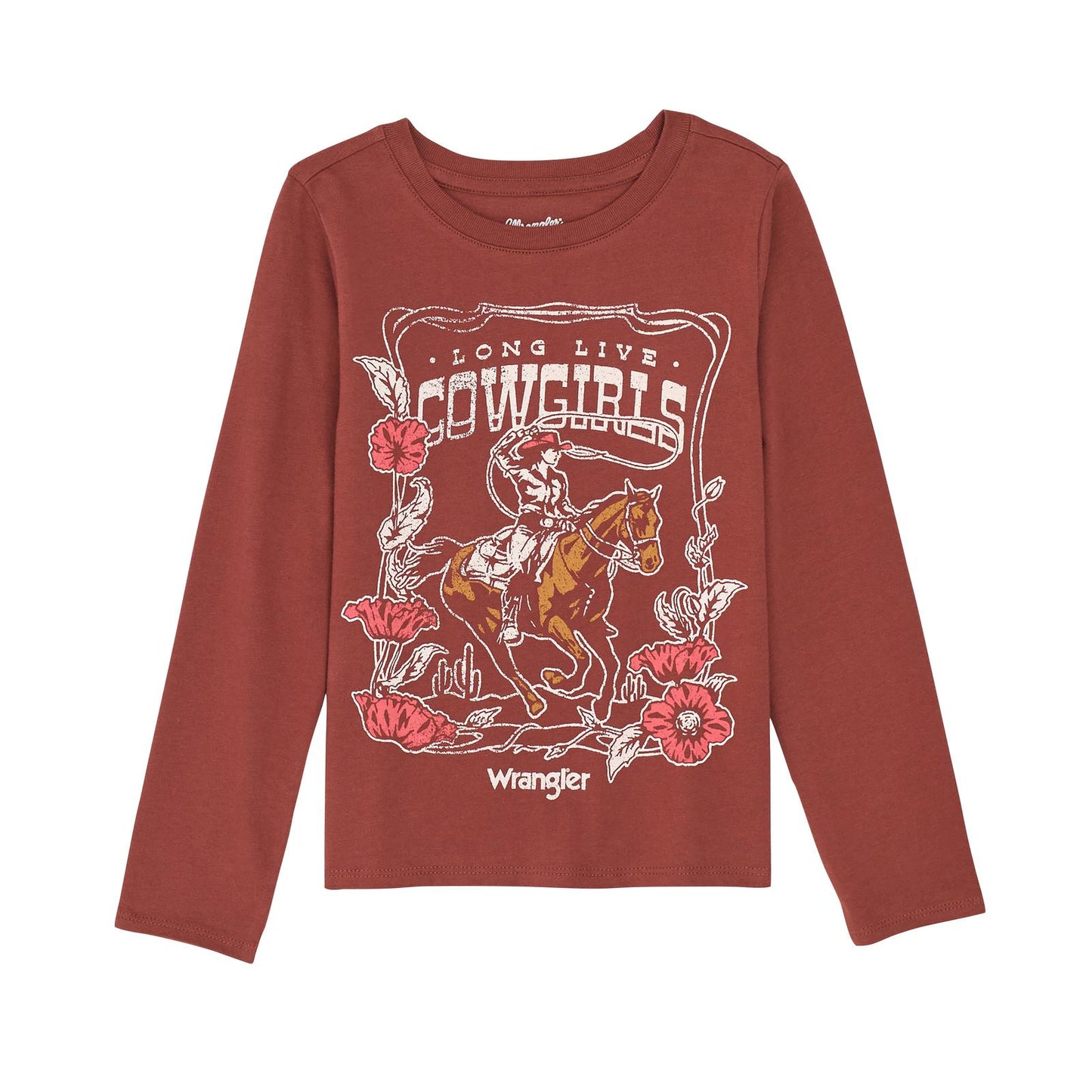 Girls Shirts Wrangler Long Sleeve Graphic Tee 112367400