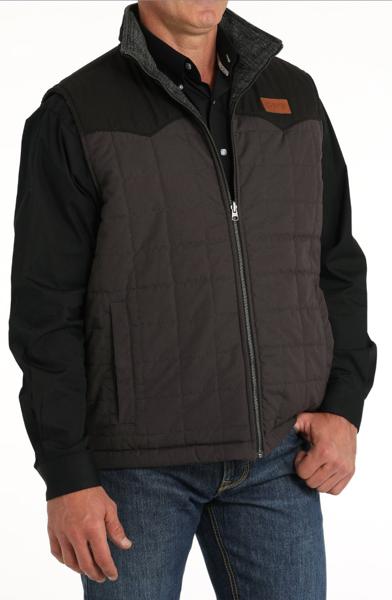 Outerwear Men’s Cinch Vest Charcoal Reversible MWV1911001