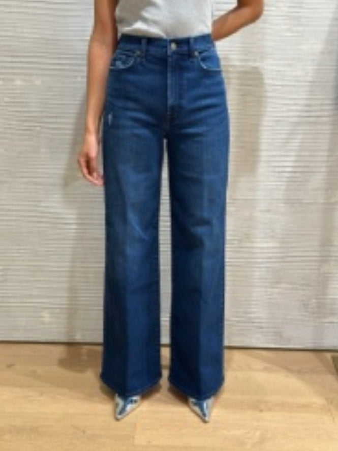 Jeans Women’s Sevens Wide Leg High Rise Jo 7UH00005 1E9 WHITE 7 on pocket (EXCHANGE ONLY)