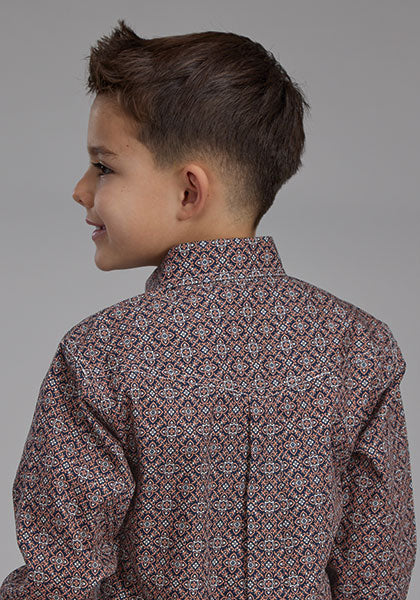 Shirts Boys Roper Long Sleeve Button 3-30-325-6026
