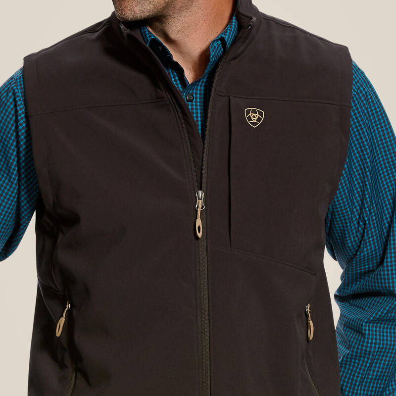 Outerwear Men’s Ariat Vernon 2.0 Softshell Vest Coffee Bean 10023336