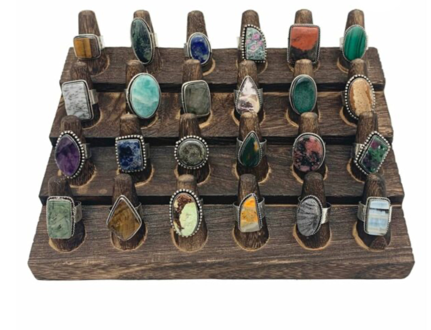 Jewelry Rings Assorted Stones KRS24D