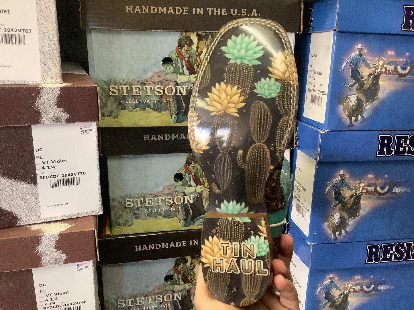 Boots Women’s Tin Haul Cactus Flower 14-021-0007-1533