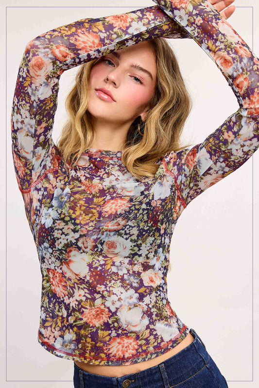 JCT7700-Floral Layer-Top