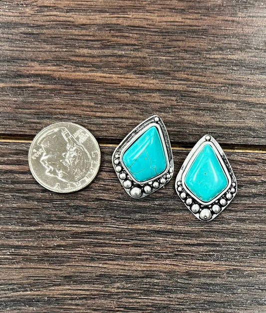 Turquoise Stud Earrings 724948