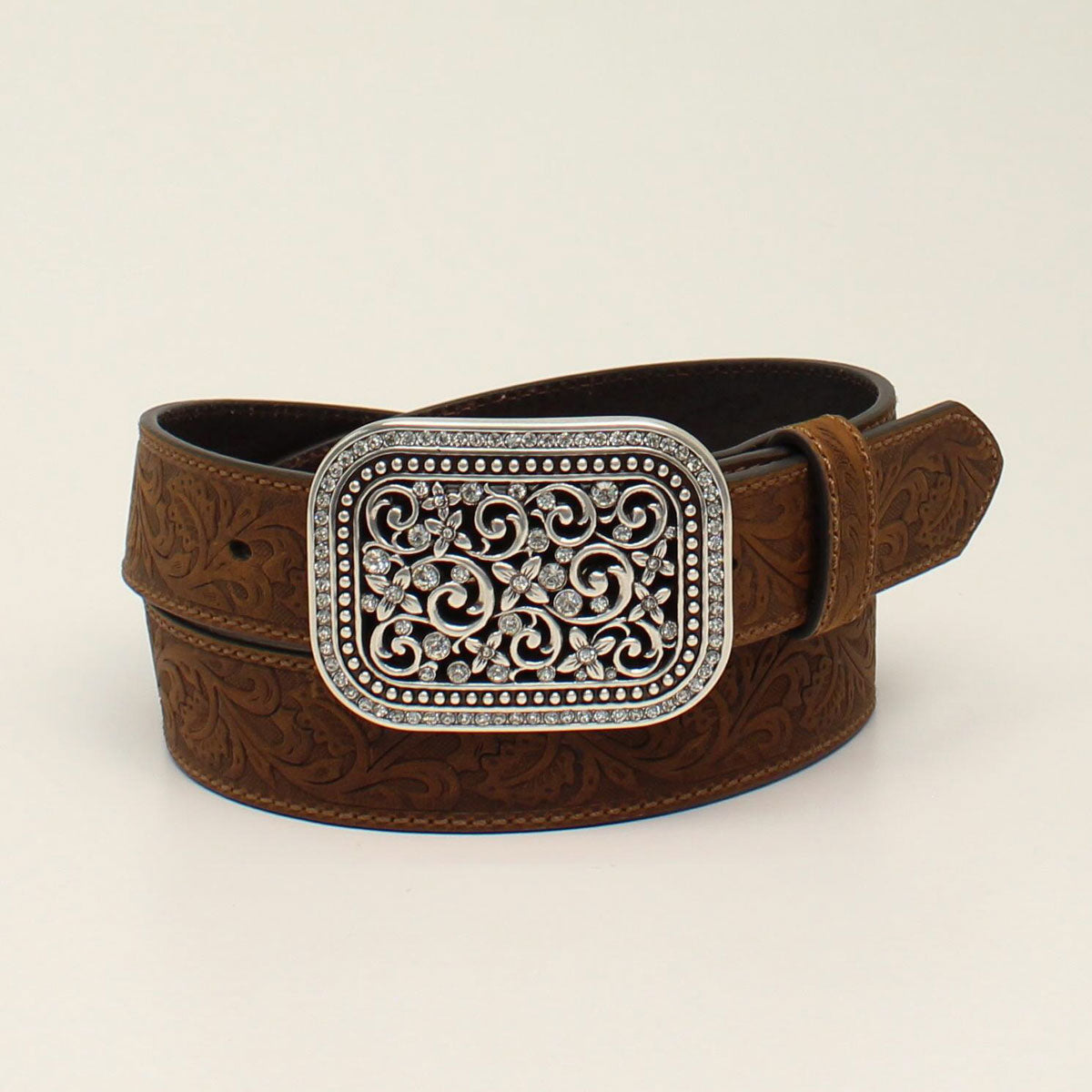 Belt Ladies Fillagree Ariat Medium Brown A10006944