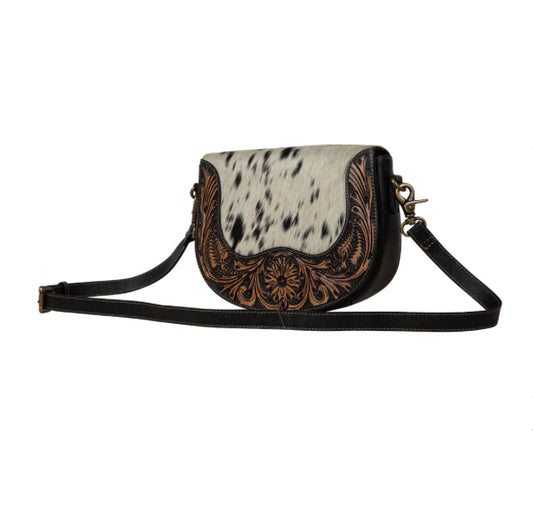 Purses Myra Bag Rio Swoop Bottom Hand-Tooled Bag S-7509