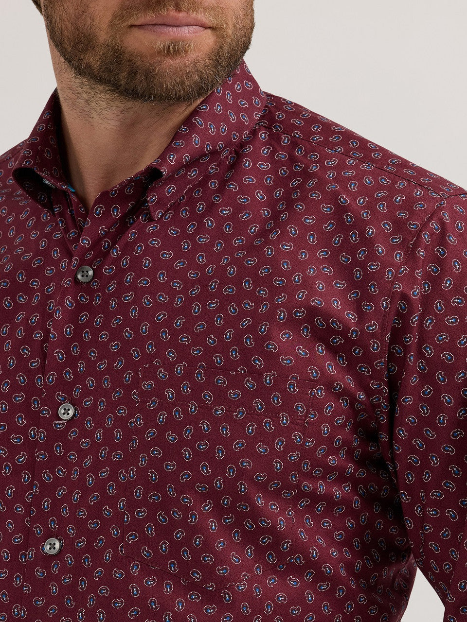 Shirts Mens Wrangler COJO Paisley 112357673