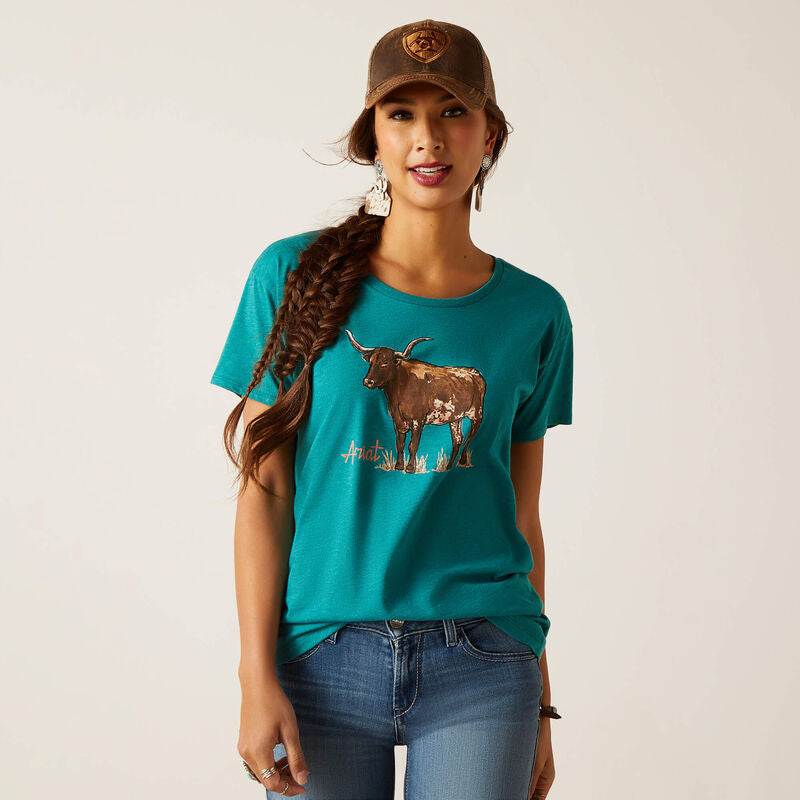 Shirt Women’s Ariat Longhorn Short Sleeve 10047920