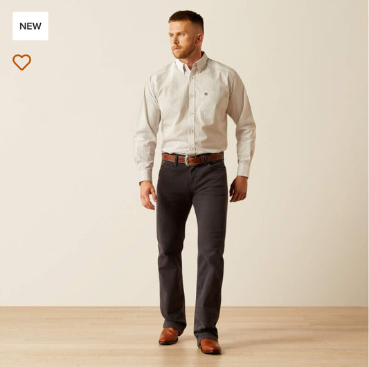 Shirts Men’s Ariat Cesar Long Sleeve Shirt White 10058761