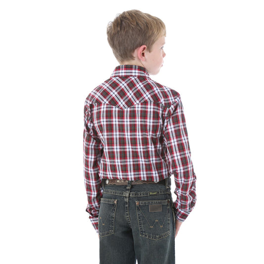 Shirts Boys Wrangler Assortment Plaid 201WAAL