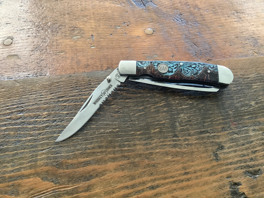 Accessories Knifes Hoof Pick With Clip Tooled Counrty WB20-38