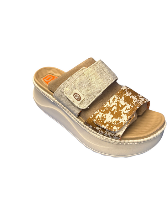 Shoes Women’s Hey Dude Delray Slide Animal Shimmer 43620-2UG