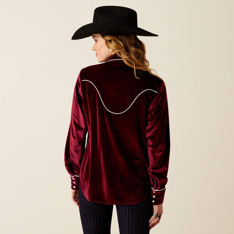 Shirts Women’s Ariat Casa Rosa Long Sleeve Snap 10053976