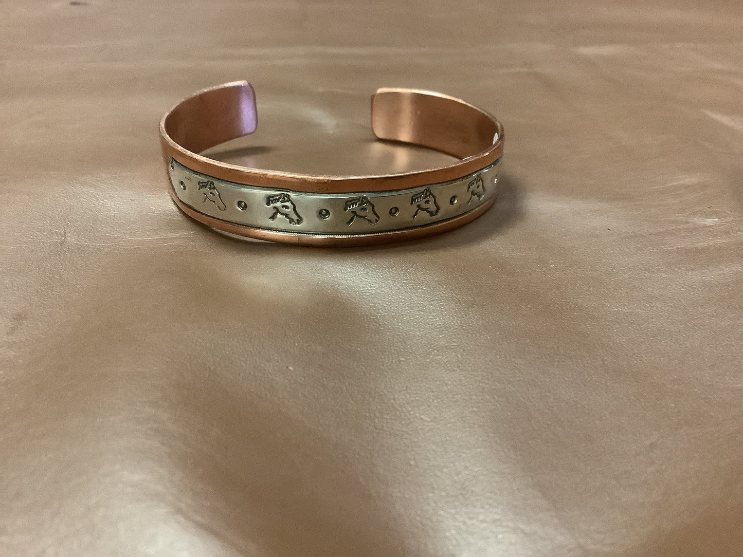 Jewelry Copper Bracelet Horse Pattern Coper Cuffs