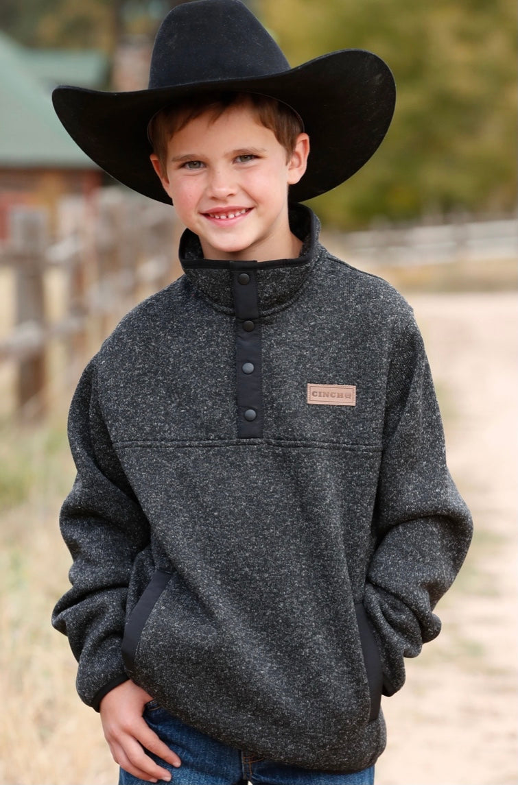 Outerwear Boys Cinch Fleece Pullover MWK7330004