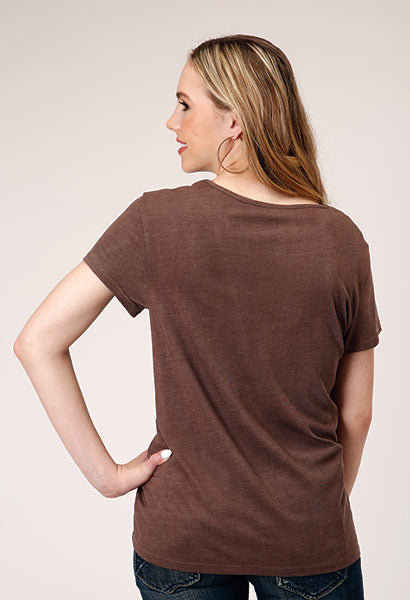 Shirt Women’s Roper Short Sleeve Knit 03-039-0513-0143