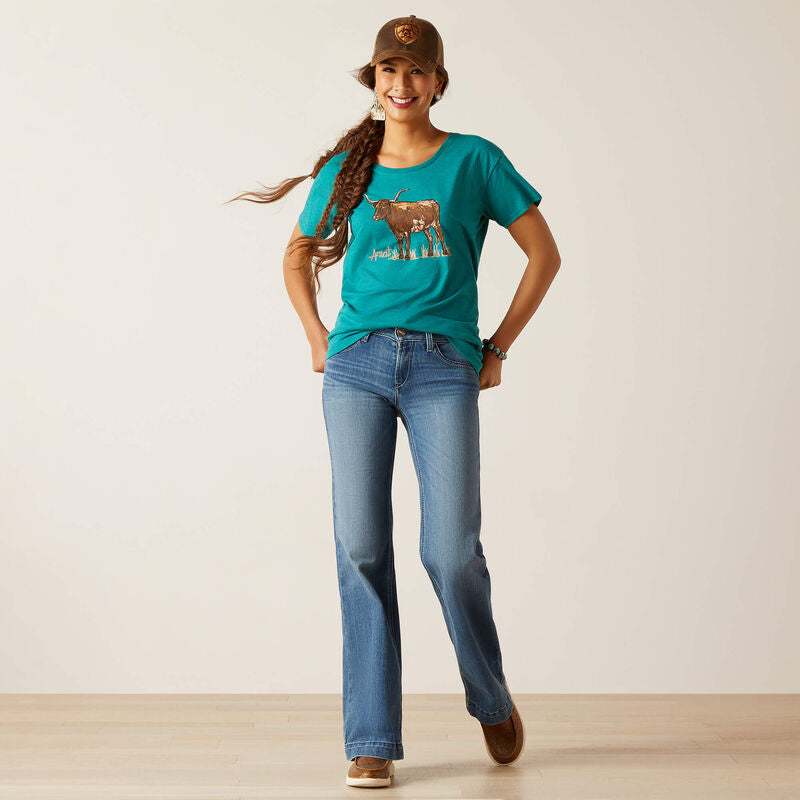 Shirt Women’s Ariat Longhorn Short Sleeve 10047920