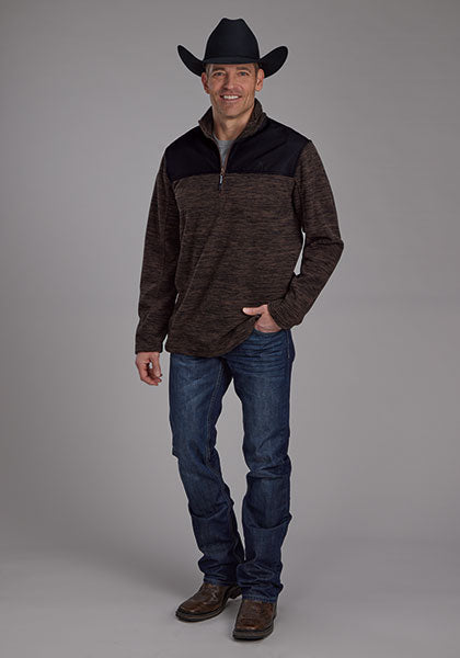 Outerwear Men’s Roper Quarter Zip Micro Fleece 03-097-0692-6171