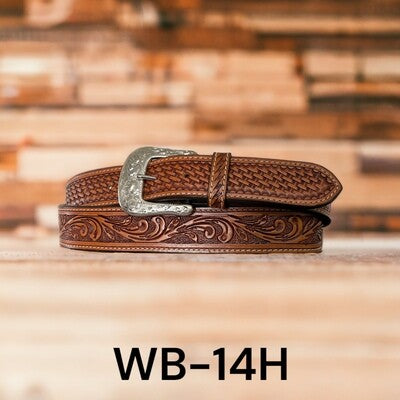 Belts Mens RBC Lace And Tooled WB-14H