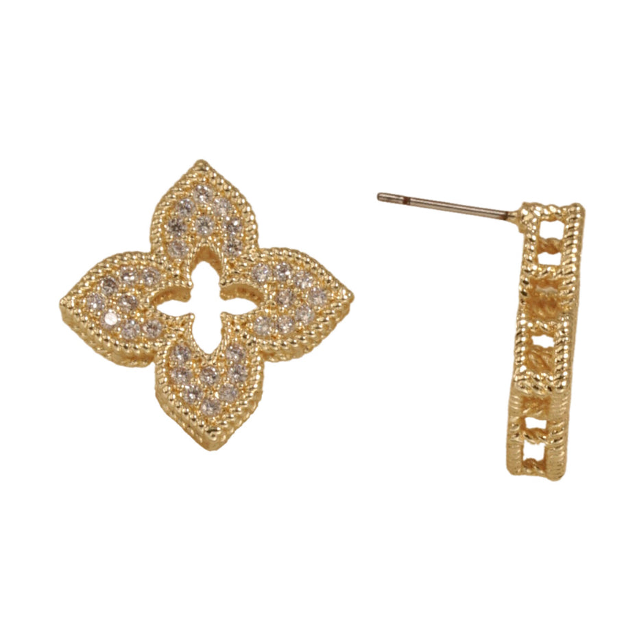 Jewelry MX Clover Stud Earring JE3616
